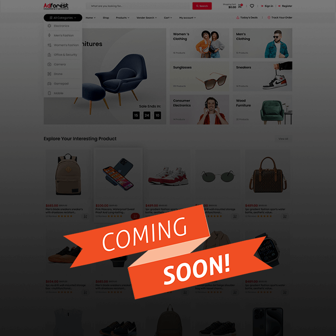 adforest coming soon demo